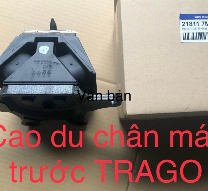 Cao su chân máy trước Trago